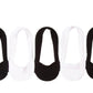 DillyDally invisible edge Liners 5 Pack - Toddler - Black / White