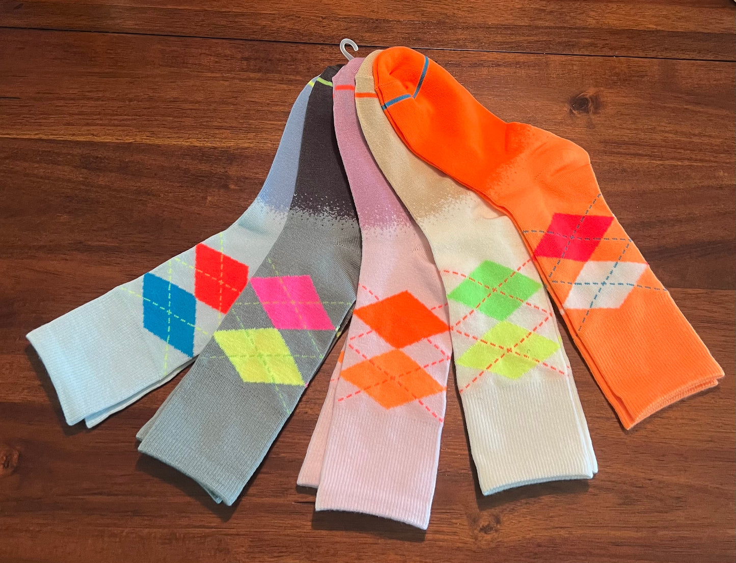 Cush Men’s 5PK Colorful argyle Crews